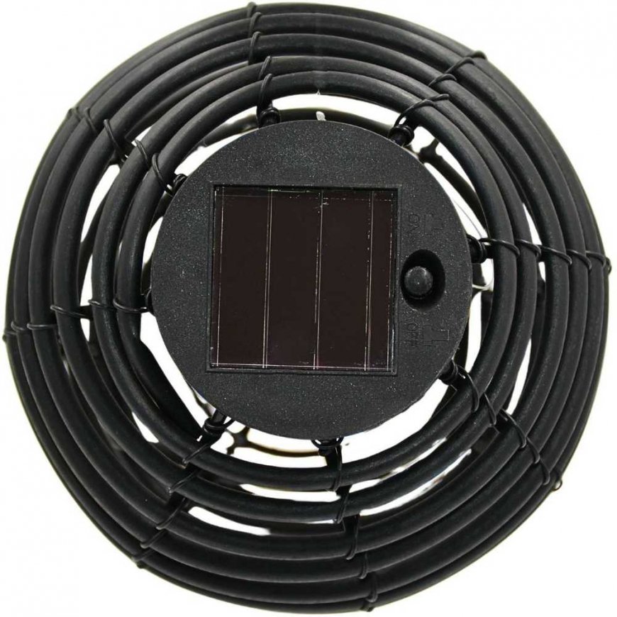 AURINKOVALAISIN CUBIC RATTAN Musta PROGARDEN – 4