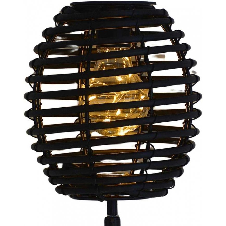 AURINKOVALAISIN CUBIC RATTAN Musta PROGARDEN – 5