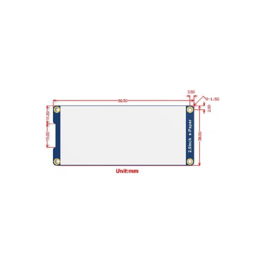 Waveshare E-paper Screen E-Ink 2.9 – 4