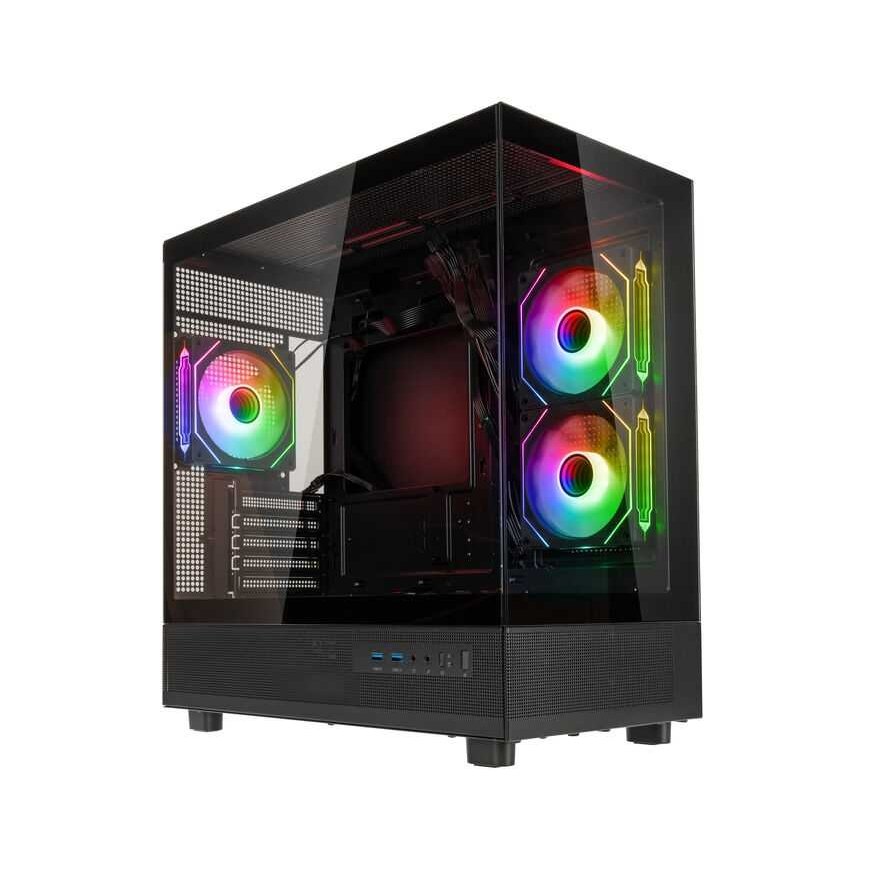 Dell GSI SmartAssembly ARGB Glass Micro-ATX dėklas – 750W auksinis