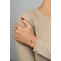 Brilio Silver Gold-plated bracelet Four-leaf clover with zircons BRC69Y Brilio Silver Gold-plated bracelet Four-leaf clover with zircons BRC69Y