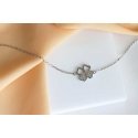 Brilio Silver Gold-plated bracelet Four-leaf clover with zircons BRC69Y Brilio Silver Gold-plated bracelet Four-leaf clover with zircons BRC69Y