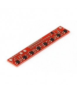 QTR-8A reflection sensor array, analog, Pololu 960