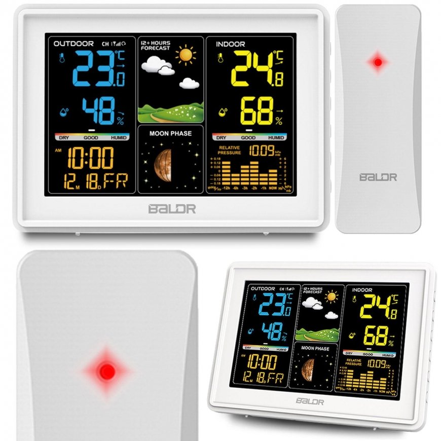 Berdsen Weather station with display BD-907 white