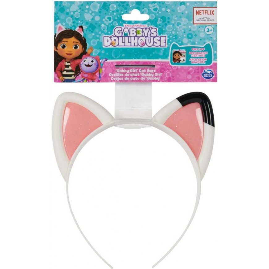 Spin Master Koci Domek Gabi Uszy Kota Gabby's Dollhouse Galvos raištis su Uszkami – 5