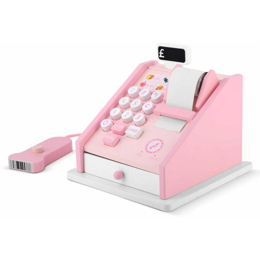 Puinen lelukaupan kassakone RK-868 Ricokids – 2
