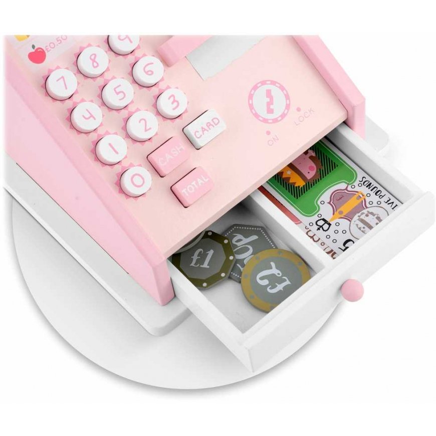 Puinen lelukaupan kassakone RK-868 Ricokids – 3