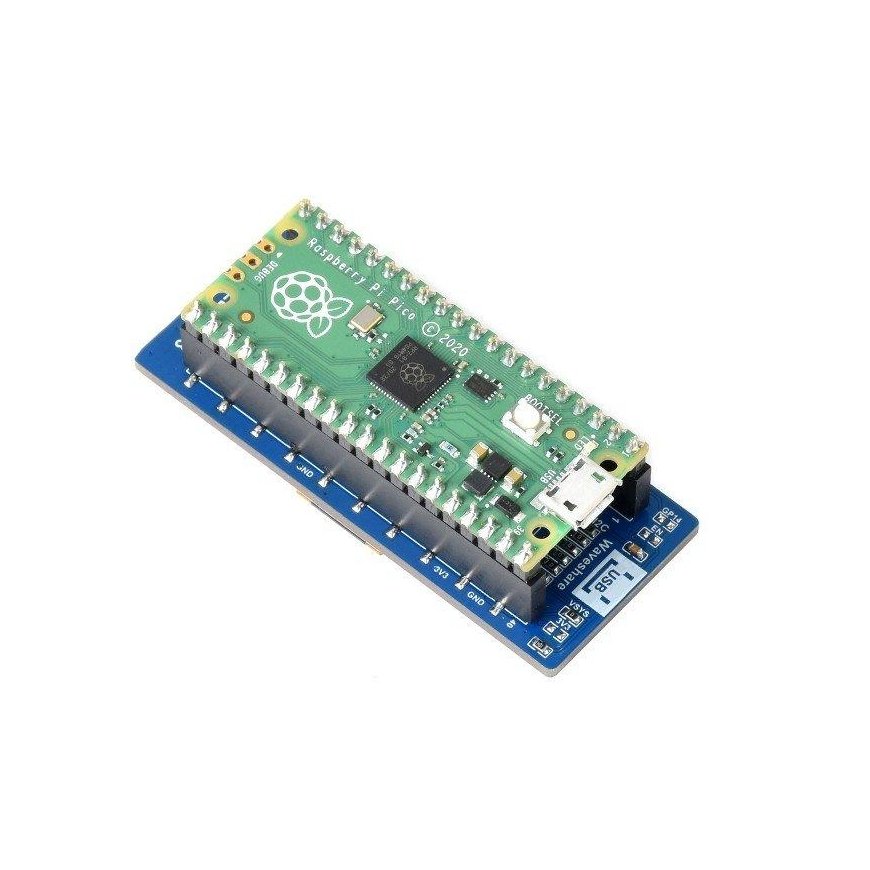 2.23” 128x32px OLED ekranas, SPI/I2C, juodas/baltas, skirtas Raspberry Pi Pico, Waveshare 19750 – 2