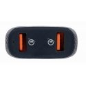 Gembird TA-U2QC3-CAR-01 mobile device charger Universal Black Cigar lighter Auto Gembird TA-U2QC3-CAR-01 mobile device charger Universal Black Cigar lighter Auto