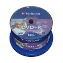 Verbatim DVD+R Wide Inkjet Printable No ID Brand 4,7 GB 50 kpl Verbatim DVD+R Wide Inkjet Printable No ID Brand 4,7 GB 50 kpl