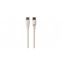 Havit CB6284 - USB Type C to USB Type C cable, 2.0 m (beige) Havit CB6284 - USB Type C to USB Type C cable, 2.0 m (beige)