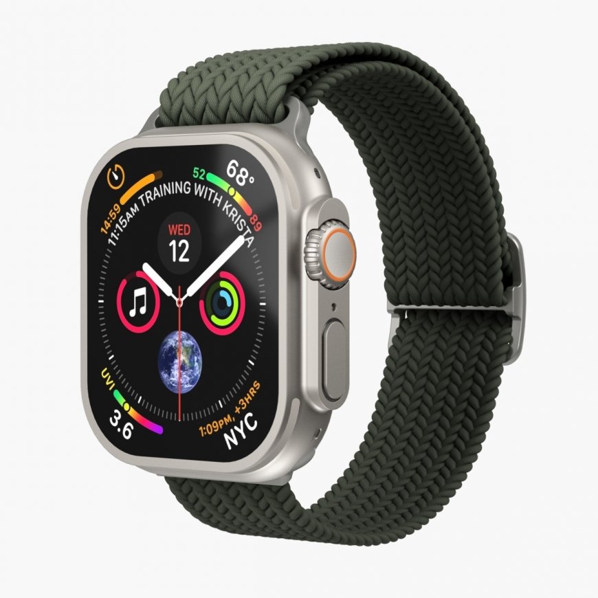 Vonmählen Woven Loop Strap Olive Nylon