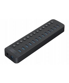 Orico CT2U3-13AB 13x USB-A 3.0 Hub with Switches - Black