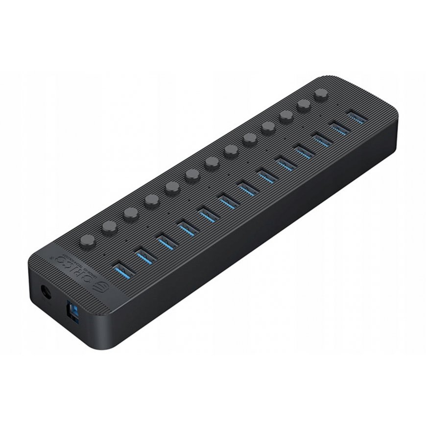 Orico CT2U3-13AB 13x USB-A 3.0 Hub with Switches - Black