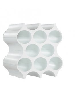 koziol SET-UP Tabletop wine rack 8 bottle(s) White