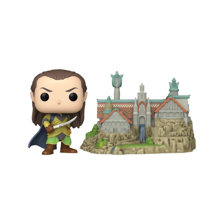 FUNKO POP! Town Lord Elrond with Rivendell