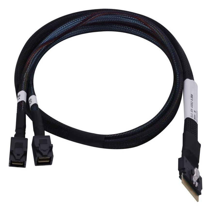 Microchip Technology 2304900-R Serial Attached SCSI (SAS) кабель 0,8 m Черный