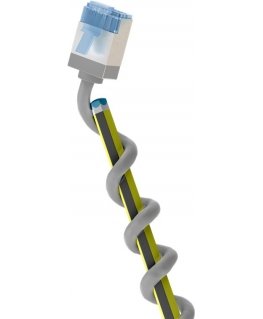 Goobay 74304 tinklo kabelis Balta 0,15 m Cat6a U/FTP (STP)
