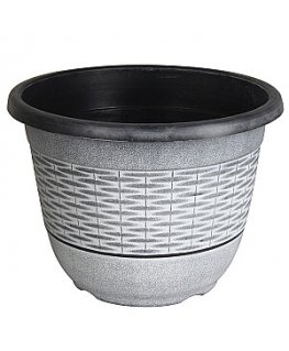 Flower pot Liberty Ø20x19cm grey