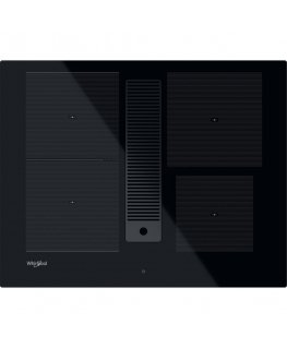 Whirlpool WVH 1065B F KIT Juoda Įmontuoti 65 cm Indukcinė viryklė, padalyta į sritis 4 zone(s) Pritvirtintas gobtuvas