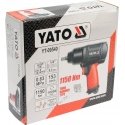 Yato YT-09540 elektrinis suktuvas 1/2" 10000 RPM 1150 N·m Juoda, Raudona Yato YT-09540 elektrinis suktuvas 1/2" 10000 RPM 1150 N·m Juoda, Raudona