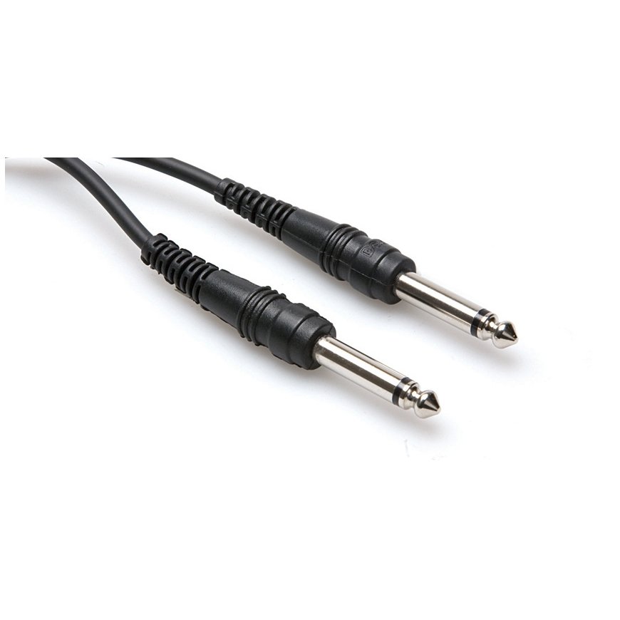 Hosa Technology TS/TS audio kabelis 3,05 m Melns