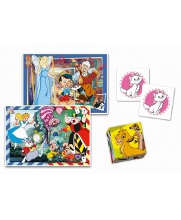 Clementoni Edukit 4 in 1 - Disney Classics Kuviopalapeli Sarjakuvat