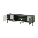 Cama EF TRESSE RTV spintelė 180x40x54,5 matinės žalios spalvos