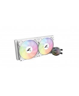 Zalman ALPHA24 White CPU Liquid Cooler 240mm Radiator 2 x 10 mm Fan ARGB pump Dual Processor All-in-one liquid cooler 12 cm