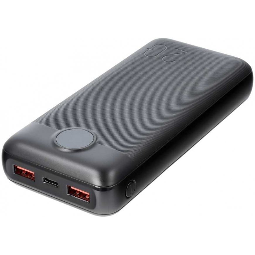 4Kom ulkoinen akku POWER BANK VEGER (L20S) 20000mAh (2xUSB 1xType-C QC3.0 20W) musta – 2