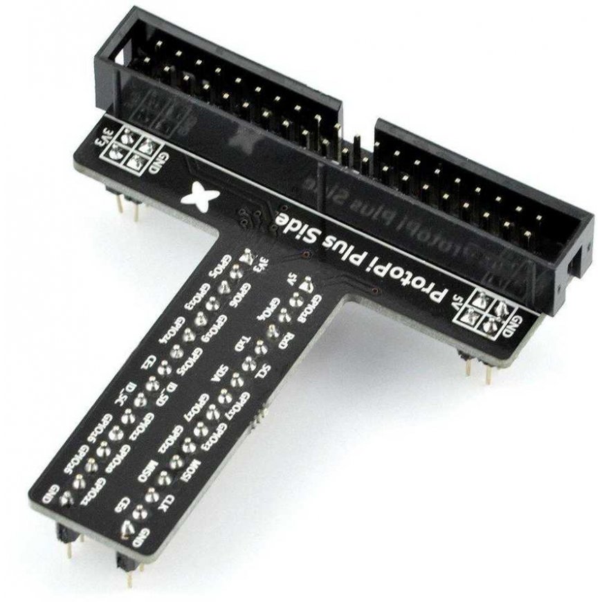 Msx Electronics ProtoPi Plus Side – GPIO Raspberry Pi 4/3/2/B -laajennus leipälevylle + nauhakaapeli – 2