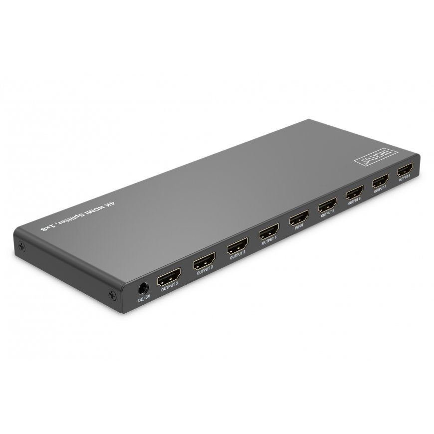 Digitus DS-55338 vaizdo signalų daliklis HDMI 8x HDMI – 2