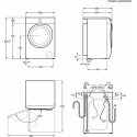 Washing machine Electrolux EWI742LX6G 700 SteamCare kuivaava pesukone, musta Washing machine Electrolux EWI742LX6G 700 SteamCare kuivaava pesukone, musta