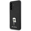Karl Lagerfeld Fixed Glitter Ikonik Logo Metal Pin Samsung Galaxy A56 - puhelinkuori mustana Karl Lagerfeld Fixed Glitter Ikonik Logo Metal Pin Samsung Galaxy A56 - puhelinkuori mustana