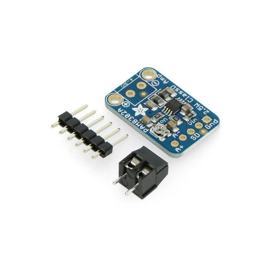 Mono 2.5WD class audio amplifier, PAM8302, Adafruit 2130 – 2