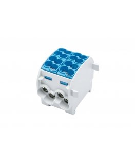 Simet 81505003 Al/Cu jakolohko SCB 25-2 (80120) SIMBLOCK yksinapainen 2x25mm2 sininen 81505003