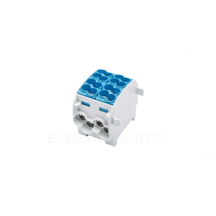 Simet 81505003 Al/Cu paskirstymo blokas SCB 25-2 (80120) SIMBLOCK vienpolis 2x25mm2 mėlynas 81505003 – 2