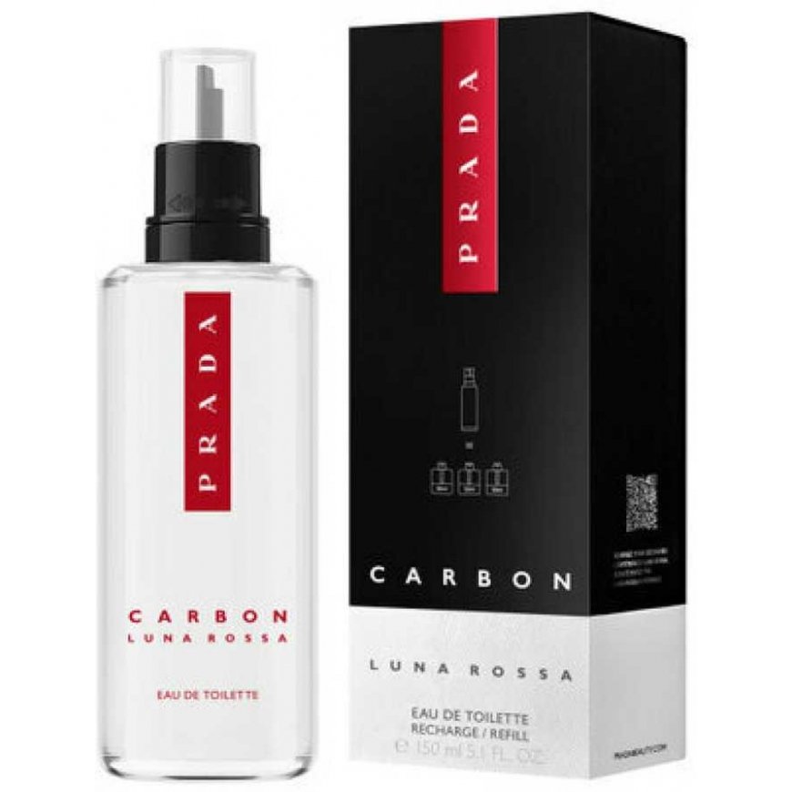 Prada Luna Rossa Carbon EDT tualetinis vanduo vyrams - náplň, 150 ml – 2