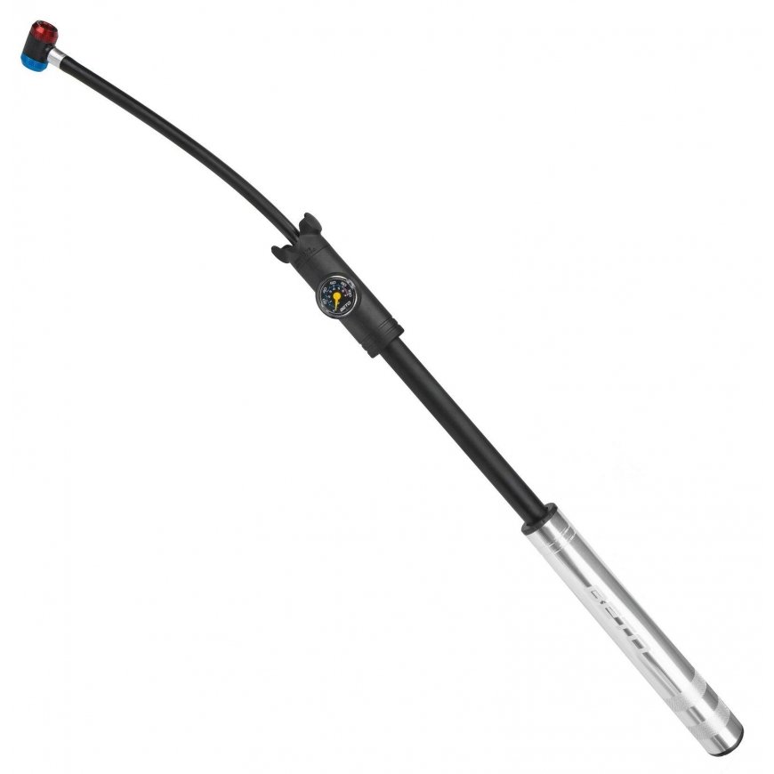 Pompa BETO Mini Alu TH-008AN pilkas su šlangute ir manometru 5.5bar – 2