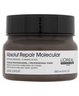 L'Oreal L´Oréal Professionnel Mask for damaged hair Absolute Repair Molecular (Professional Mask) 250ml atstatomoji plaukų priež