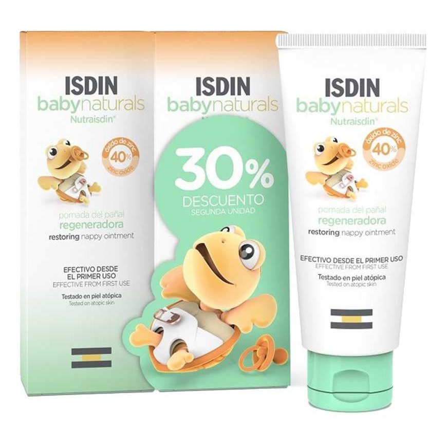 Isdin BABYNATURALS regenerating diaper ointment pack 2 x 100 ml