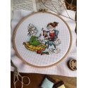 Beldizart Cross Stitch Kit "Grandma's Embroiderer" SANB-23 Beldizart Cross Stitch Kit "Grandma's Embroiderer" SANB-23