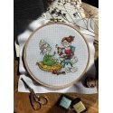 Beldizart Cross Stitch Kit "Grandma's Embroiderer" SANB-23 Beldizart Cross Stitch Kit "Grandma's Embroiderer" SANB-23