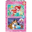 Palapeli Educa Disney Princess Ariel + Jasmine palapeli 2x48kpl Palapeli Educa Disney Princess Ariel + Jasmine palapeli 2x48kpl