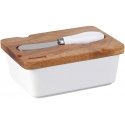 PORCELANOWA MASELNICZKA Z NOŻYKIEM POKRYWKA AKACJA KLAUSBERG KB-7785 BALTA PORCELANOWA MASELNICZKA Z NOŻYKIEM POKRYWKA AKACJA KLAUSBERG KB-7785 BALTA