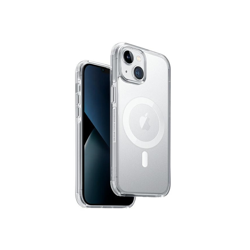 UNIQ Combat Apple iPhone 14 Plus 6.7" Magclick Charging satin phone case transparent – 2
