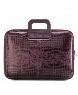 Computer bag, BOMBATA Shiny Cocco 13”, plum color.