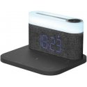 Proove 3-in-1 bedside lamp + Alarm clock Day & Night LED 1200mAh 3W wireless charger 15W gray Proove 3-in-1 bedside lamp + Alarm clock Day & Night LED 1200mAh 3W wireless charger 15W gray