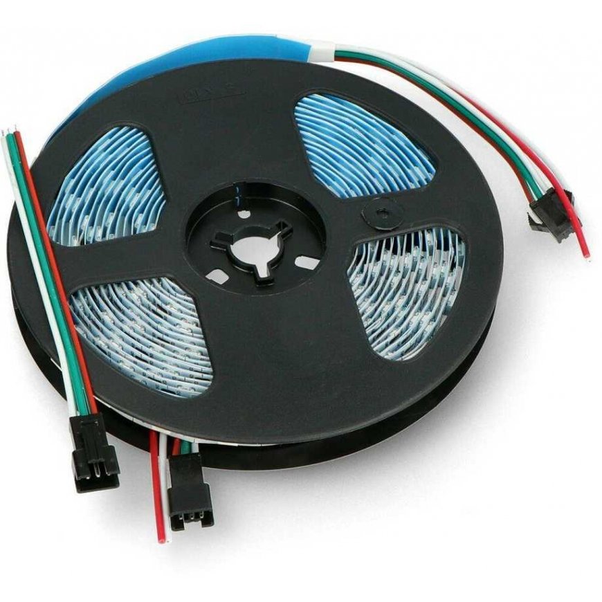 Btf Lighting RGB LED strip SK6812 - digital, addressable - IP30 60 LED/m, 5V - 5m - white