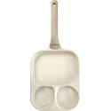 Klausberg Marble frying pan with 3 sections, cream Klausberg Marble frying pan with 3 sections, cream